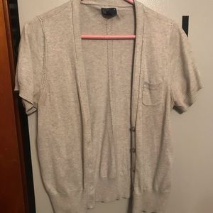 Short sleeve cardigan
